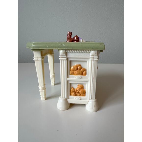 Fisher Price Loving Family Cream White Kitchen Sink Island Counter Table - Picture 5 of 8